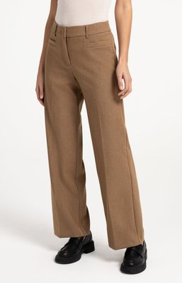 YAYA Pants Straight leg/ 01-301285-609 OTTER BROWN MELANGE