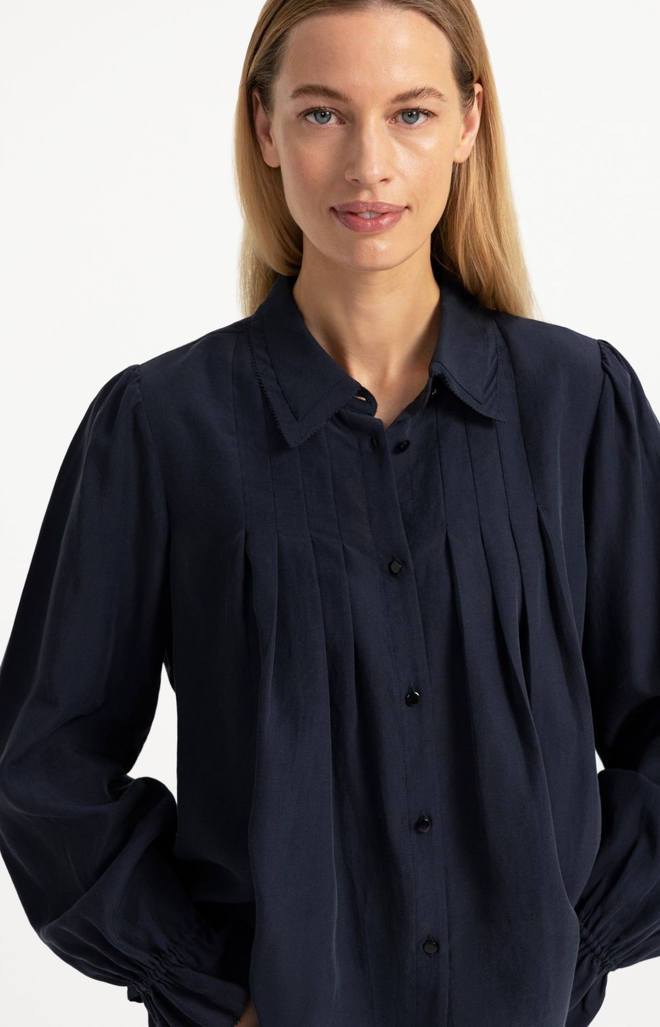 YAYA Blouse/ 01-201246-609 CAT BLACK