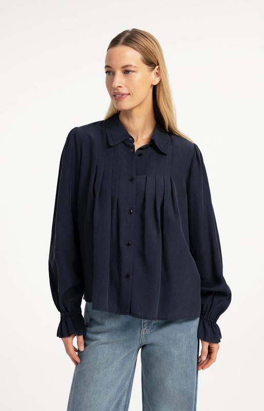 YAYA Blouse/ 01-201246-609 CAT BLACK