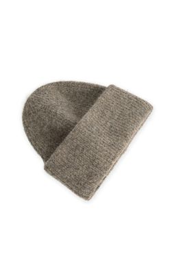 YAYA Beanie  / 03-300020-609 TEAK BROWN MELANGE