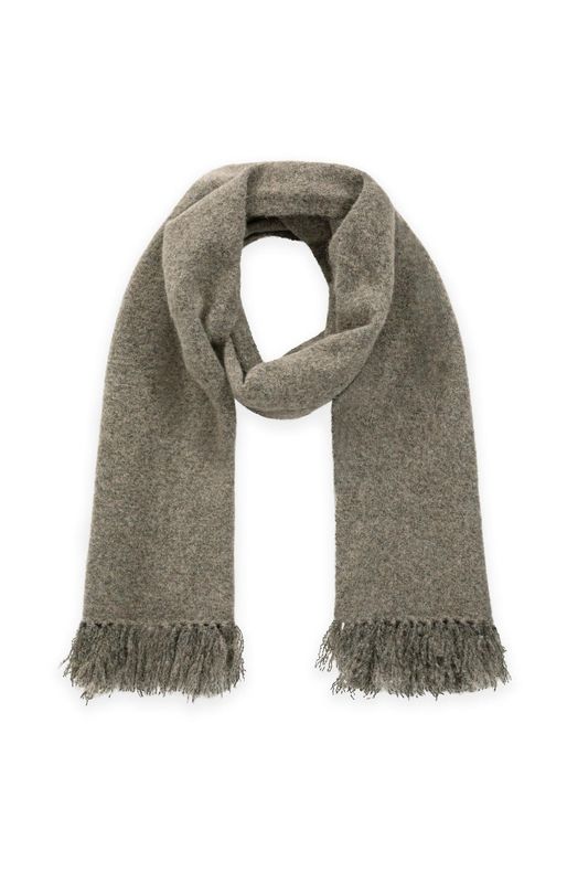 YAYA Scarf/ 03-510020-609 TEAK BROWN MELANGE
