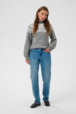 Kaffe Pullover woolmix / 10512134 Dark Grey Melange/Chalk