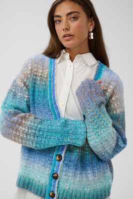 Cultuer DK Cardigan / 50113486 Blue Mix