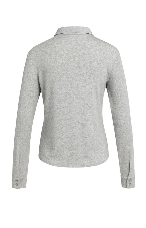 YAYA Blouse Jersey Soft Lyocellmix/ 01-209250-609 MEDIUM GREY MELANGE