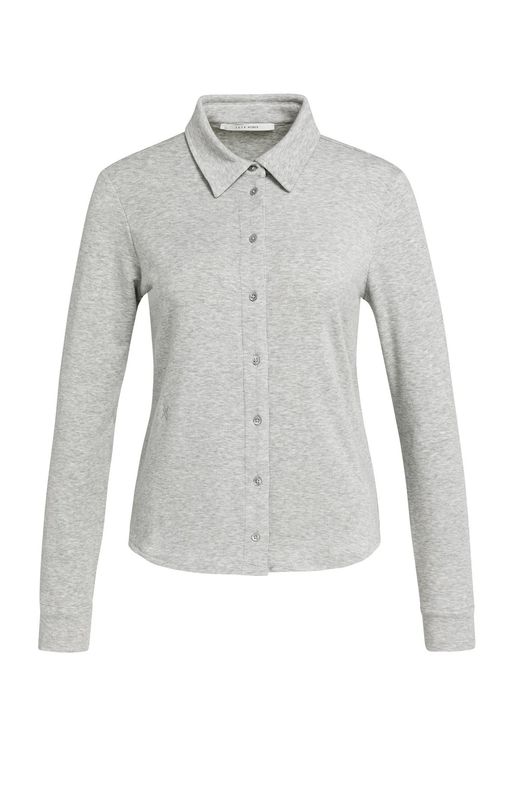 YAYA Blouse Jersey Soft Lyocellmix/ 01-209250-609 MEDIUM GREY MELANGE