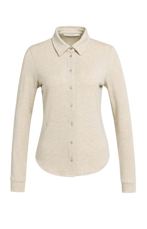 YAYA Blouse Jersey Soft Lyocellmix / 01-209250-609 PURE CASHMERE GREY MELANGE