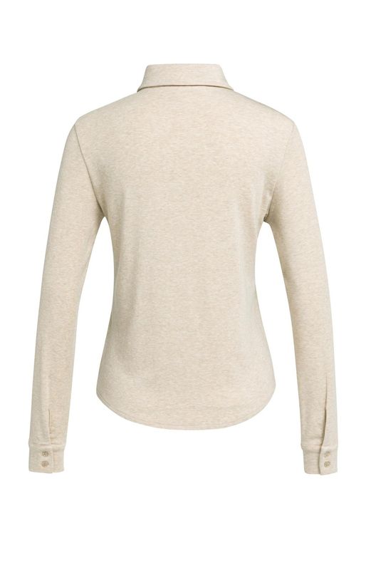 YAYA Blouse Jersey Soft Lyocellmix / 01-209250-609 PURE CASHMERE GREY MELANGE
