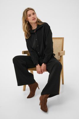 Cream Shirt Bine / 10615392 Pitch Black
