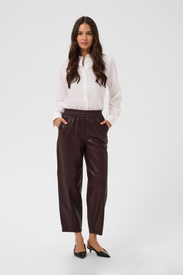 Kaffe Pants Vegan Leather / 10512230 Black Deep