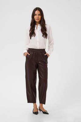 Kaffe Pants Vegan Leather / 10512230 Black Deep