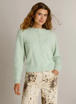 Ivy Beau Cardigan Fluffy / 4201221 Smoked Green