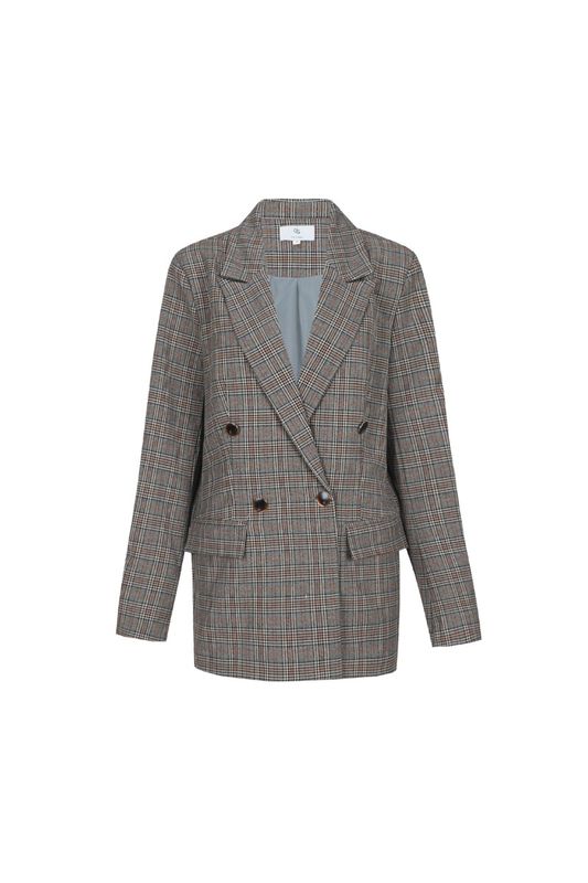 C&amp;S Blazer / 26WOC02 Dark Gray/Dark Walnut