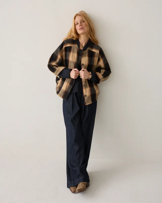 Summum Woman Jacket Heavy check /2s3537-12514 120 Multicolour