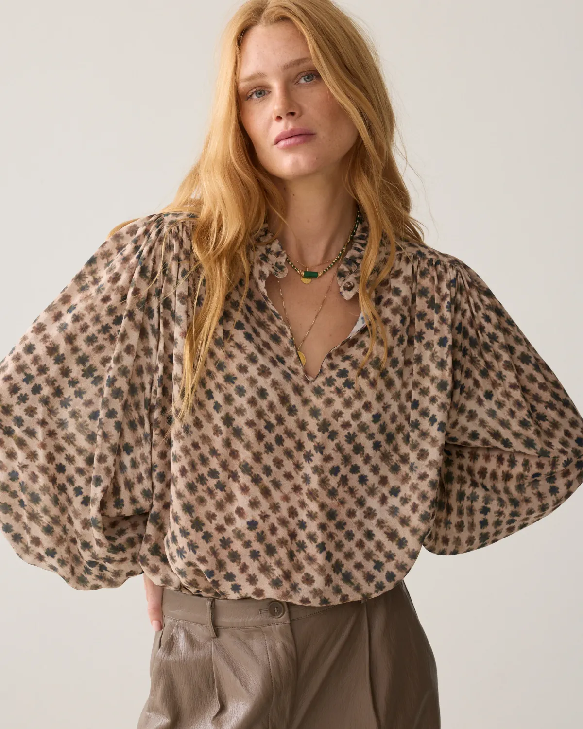 Summum Woman Blousetop Blurred / 2s3569-12508 120 Multicolour
