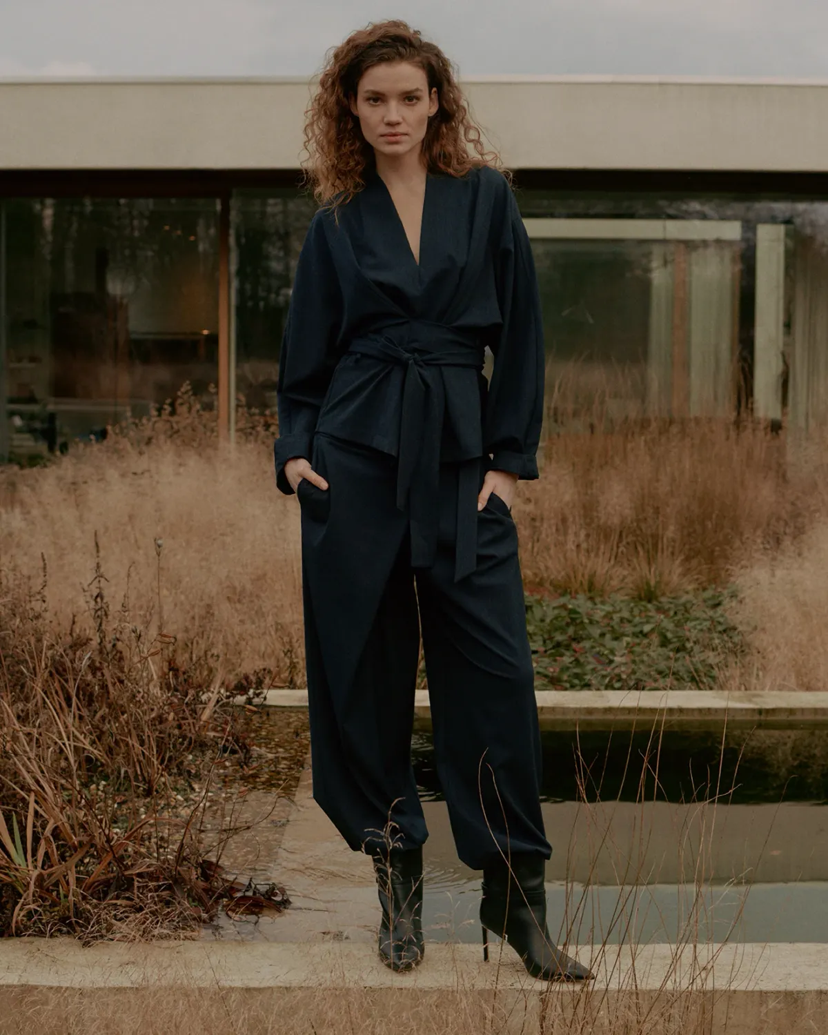 Summum Woman Pants Pinstripe / 4s3029-12504 495