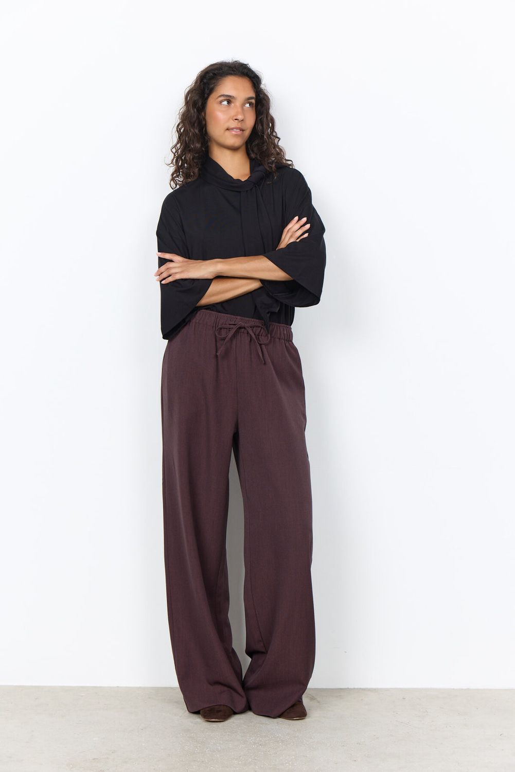 Soya Concept Pants/ 42009 98980 CHOCOLATE PLUM MELANGE