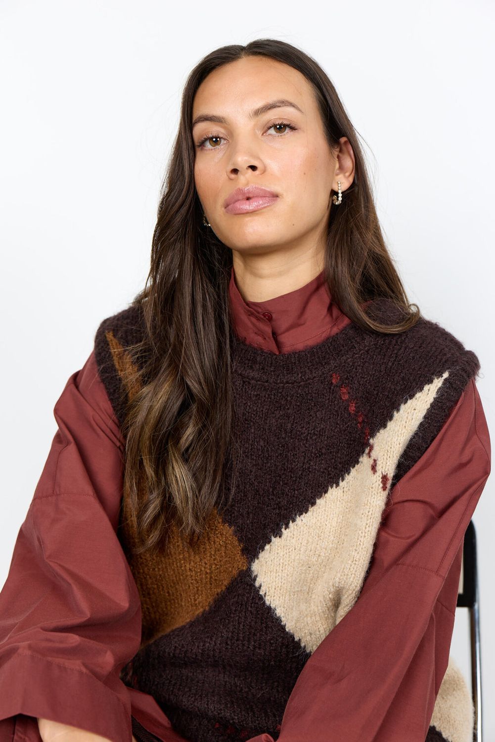 Soya Concept Spencer/ 33864 98980C CHOCOLATE PLUM MEL COM