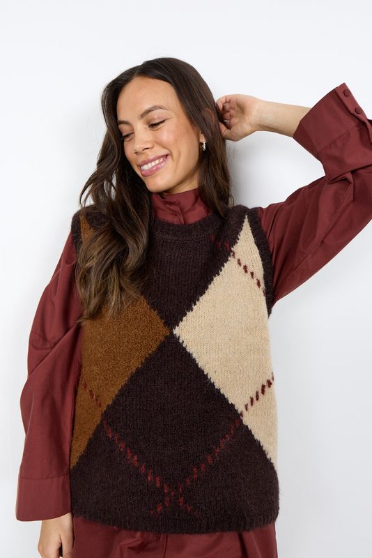 Soya Concept Spencer/ 33864 98980C CHOCOLATE PLUM MEL COM
