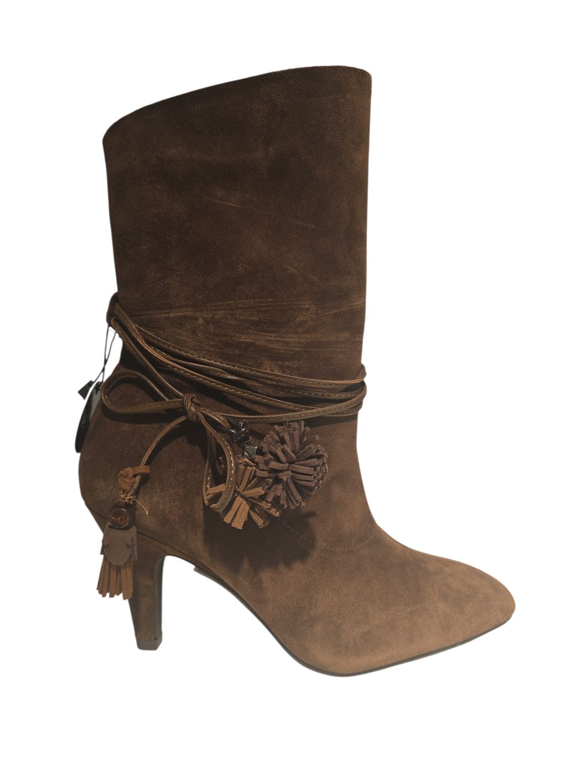 La Strada Bootie Suede / 2503847 Dark brown cow suede