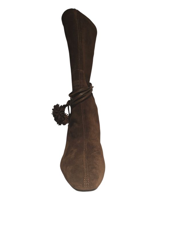 La Strada Bootie Suede / 2503847 Dark brown cow suede
