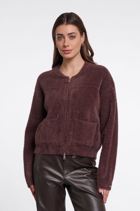 Rino&amp;Pelle Cardigan/ Bento.5002612 Coffee roast