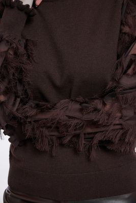 Rino&amp;Pelle Pullover Sleeve Details / Janique.5002612 peated