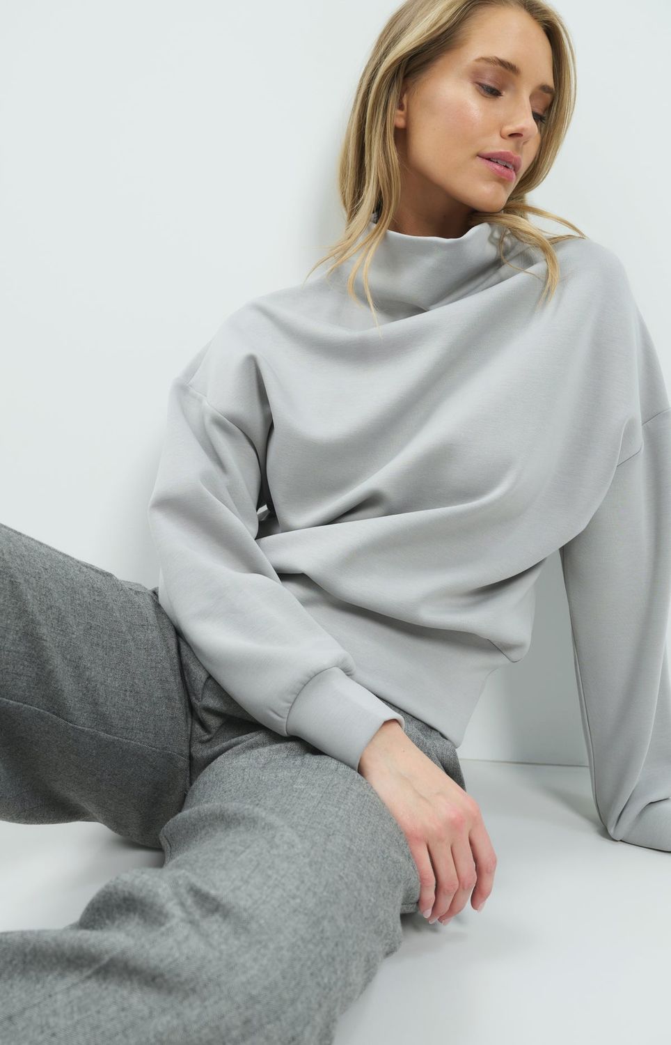 YAYA Sweater Soft Fabric/ 01-109136-610 ILLUSIONS GRAY