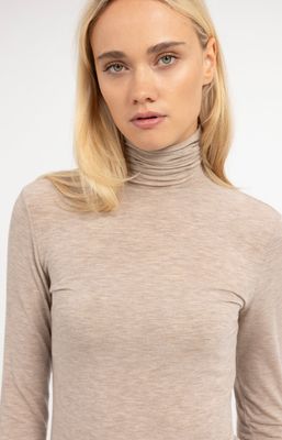 YAYA Top Coll / 01-709440-610 BEIGE MELANGE