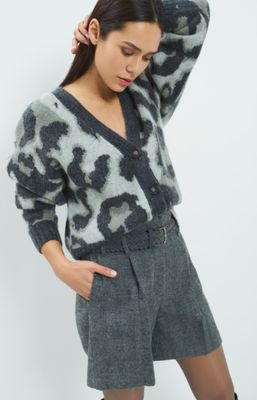 YAYA Short Bermuda / 01-321046-610 MEDIUM GREY MELANGE