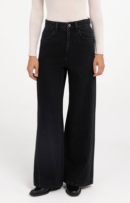 YAYA Jeans Wide Leg L32/ 01-311171-610 BLACK DENIM