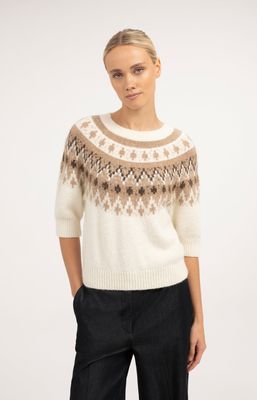 YAYA Pullover/ 01-000646-610 DARK BEIGE MELANGE