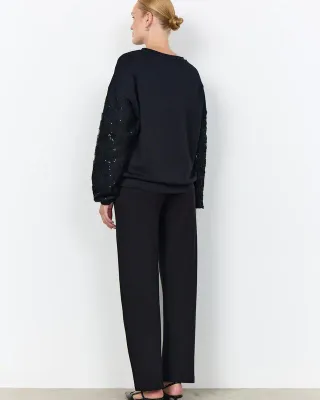 Soya Concept Sweater Pailletten /500341 9999 BLACK