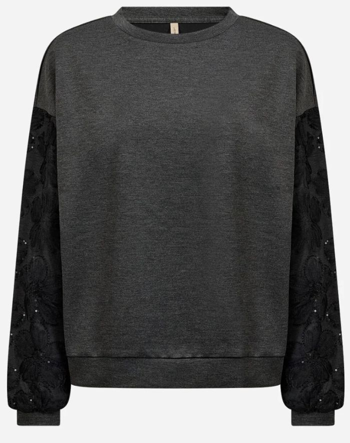Soya Concept Sweater Pailetten /500341 99870 DARK EARTH MELANGE