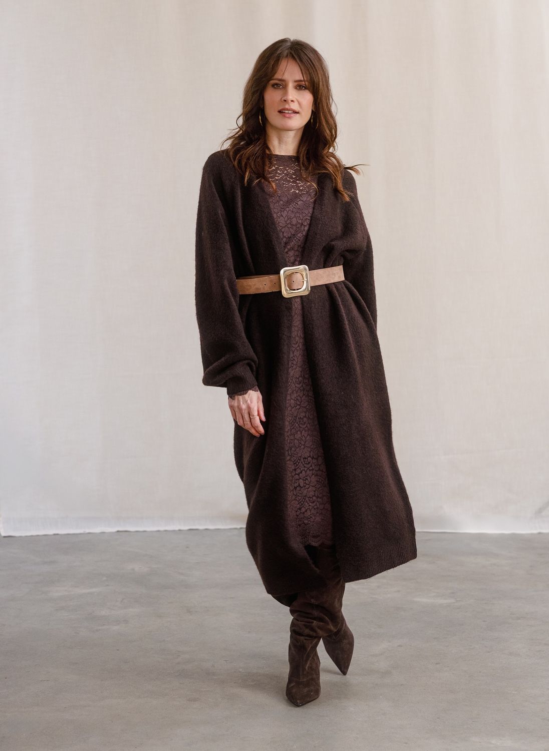 Yest Cardigan Belina / 0006720 Brown