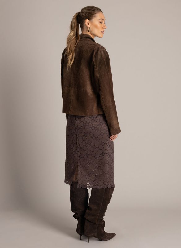 Yest Jacket Real Suede/ 0006557 Brown