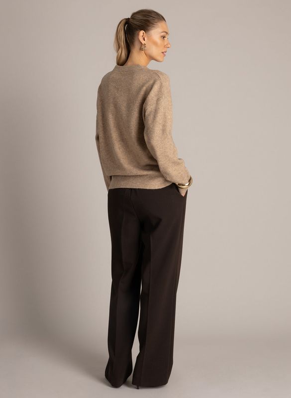 Yest Pullover/ 0006602 Dark Sand/Melange