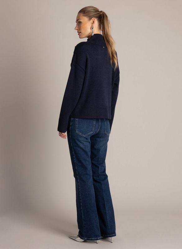 Yest Pullover Button / 0006598 Dark Blue