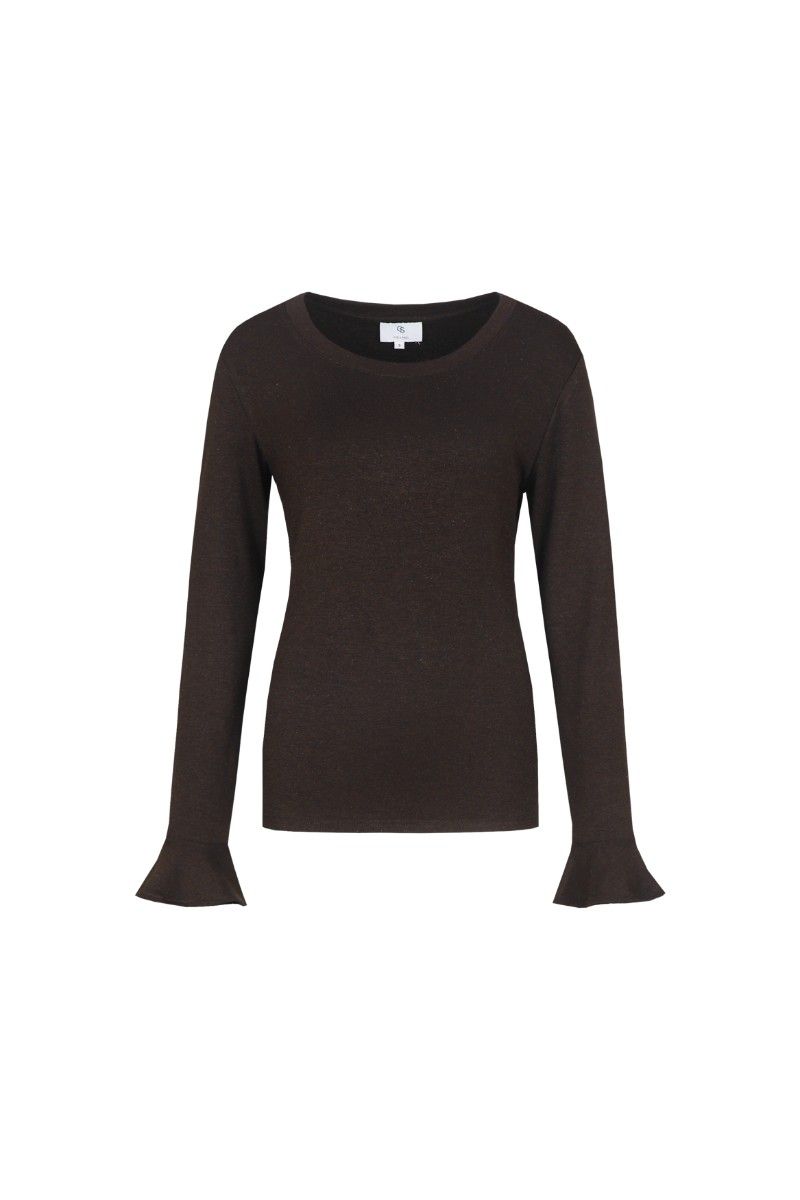 C&amp;S Top / 26WQH08 Dark Chocolate
