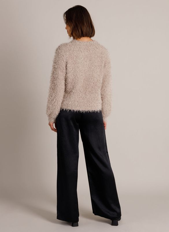 Yest Pullover Fluffy / 0006669 Pastel Grey