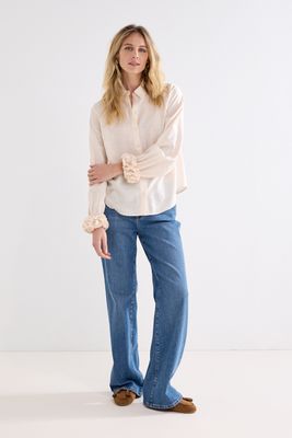 Tramontana Blouse Ruffled Cuffs/C33-22-301 Snow