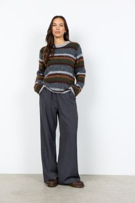 Soya Concept Pullover Stripes / 33884 97974C FOREST NIGHT MEL COM