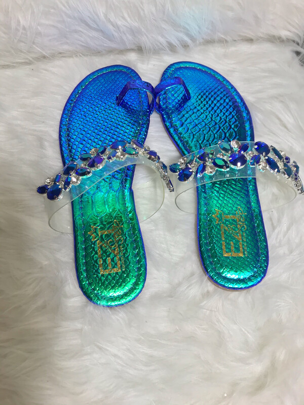 Ladies Crystal Sandals