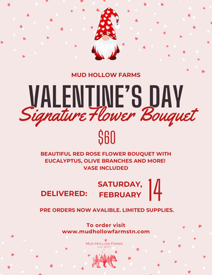 Valentines Day signature flower bouquet Valentines Day signature flower bouquet