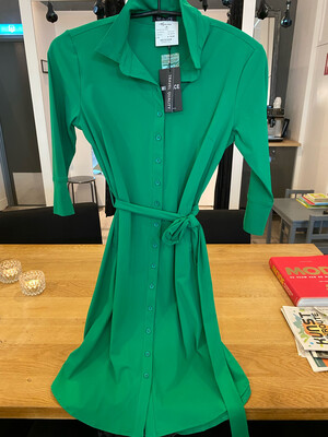 Mi Piace jurk lang dark green