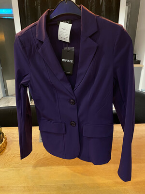 Mi Piace blazer kort aubergine