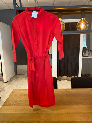 Mi Piace jurk knoop2 red