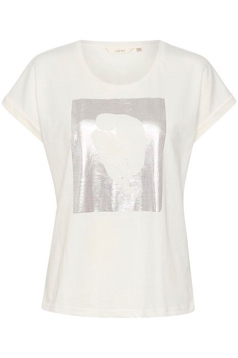 Cream CRPigga T-Shirt:T-Shirts Silver Foil Silhouette 10612938