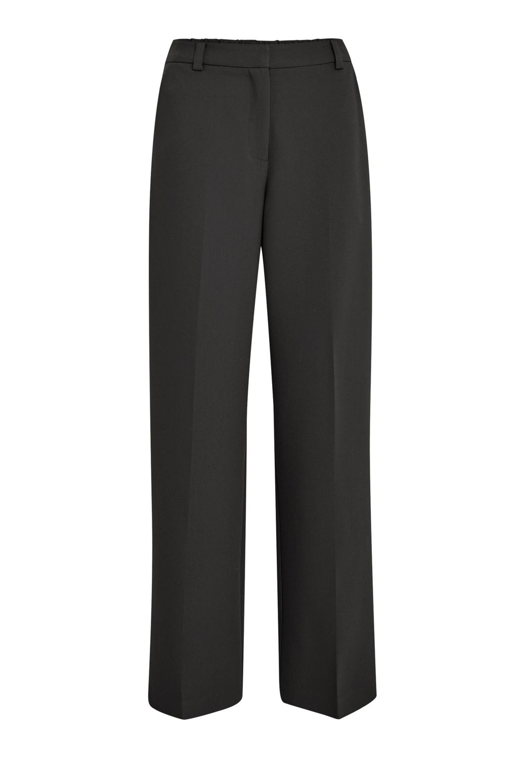 Peppercorn PCDelia Mid Waisted Straight Pant Dark Gray PC8122