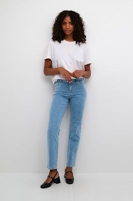 Kaffe KAvicky Straight Jeans:Jeans Light Blue Washed Denim 10506530