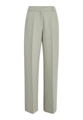 Peppercorn PCDelia Mid Waisted Straight Pant Gray Green PC8122